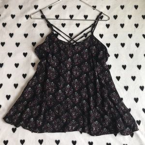 Mossimo Supply Co printed strappy back tank